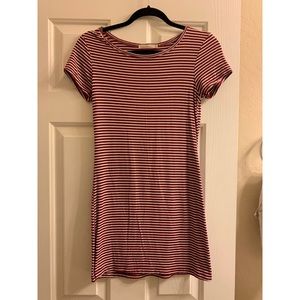T-shirt dress striped